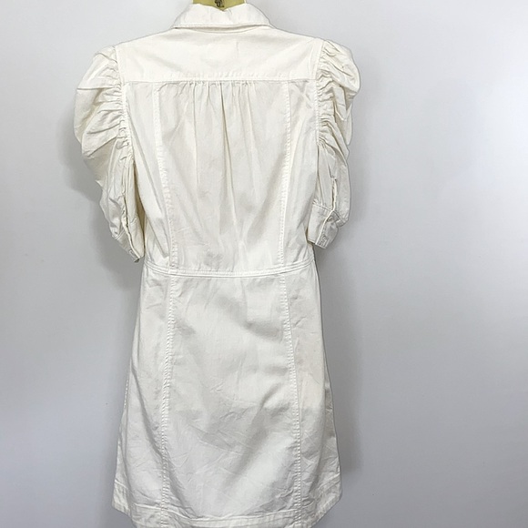 Frame Dress White Mini Cotton Nwot  SP - Picture 6 of 7
